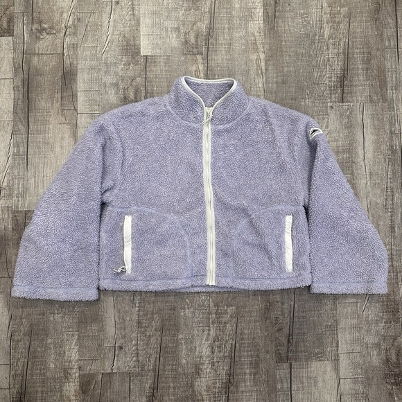 Penfield Jackets & Blazers - Madewell Penfield Haight Fleece Jacket Womens Small Purple Sherpa Oversized Zip